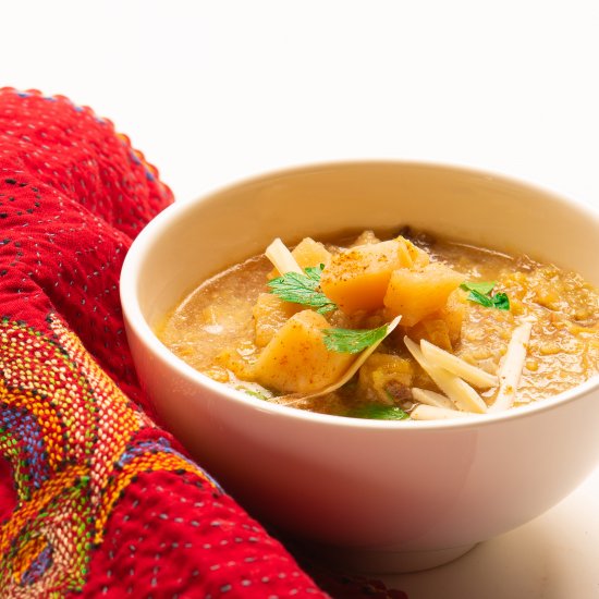 Cabbage, Leek and Potato Soup