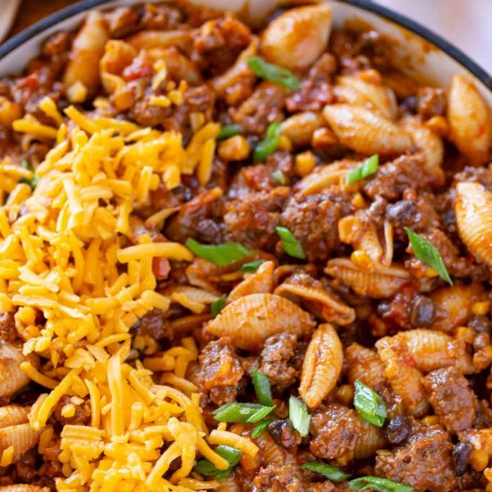 Cheesy Tex Mex Pasta