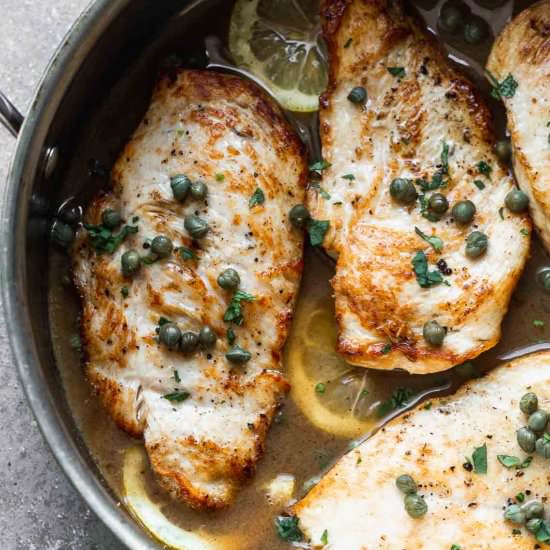 Five Ingredient Chicken Piccata