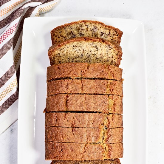 Simple Basic Banana Bread