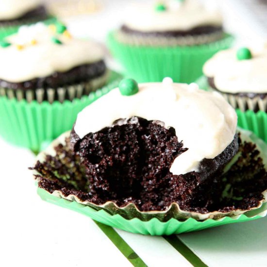 Chocolate Guinness Cupcakes