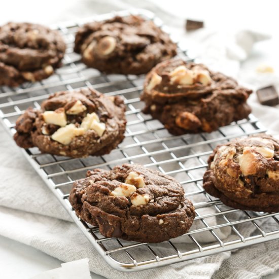 Triple Chocolate Cookies