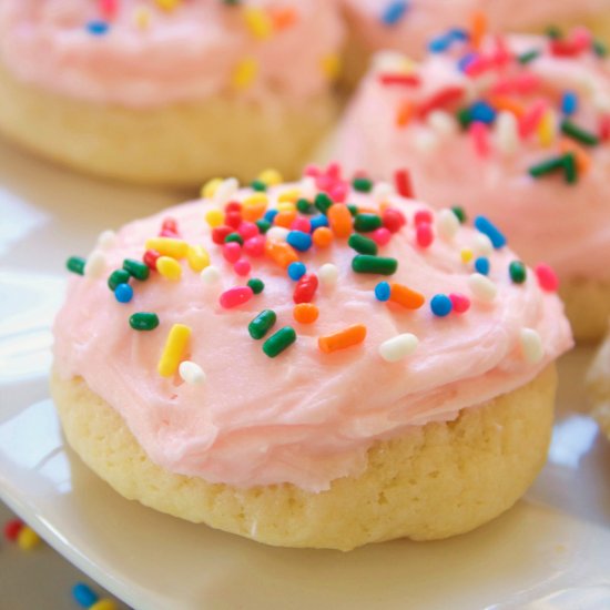 Soft Frosted Sugar Cookie