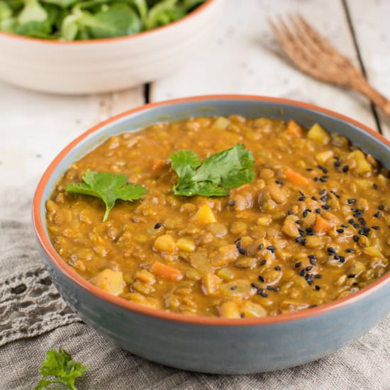 Simple Vegan Lentil Stew