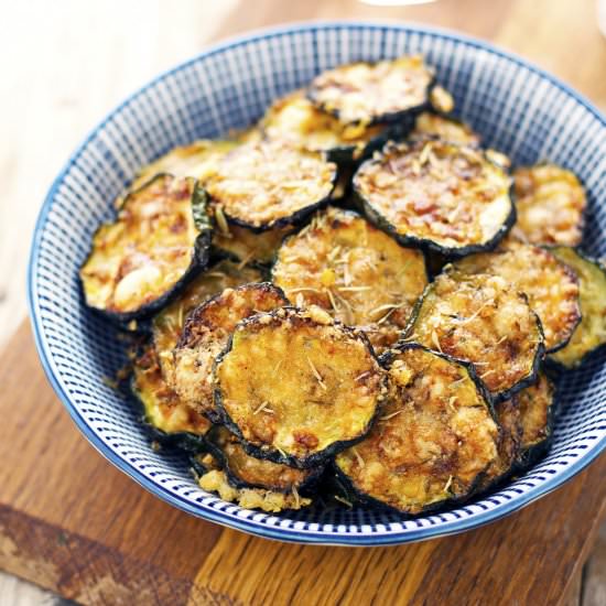 Parmesan Zucchini Chips