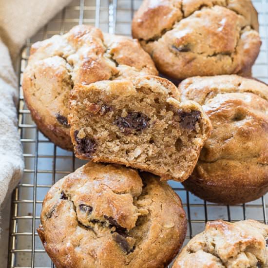 Flourless Peanut Butter Muffins