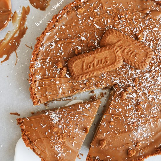 No-Bake Biscoff Tart