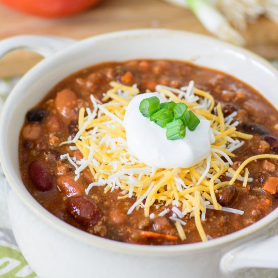 Easy Homemade Clean Eating Chili