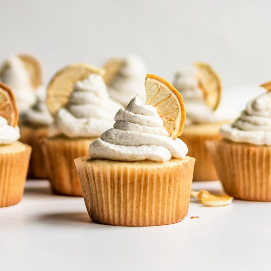 Vegan Lemon Olive Oil Cupcakes