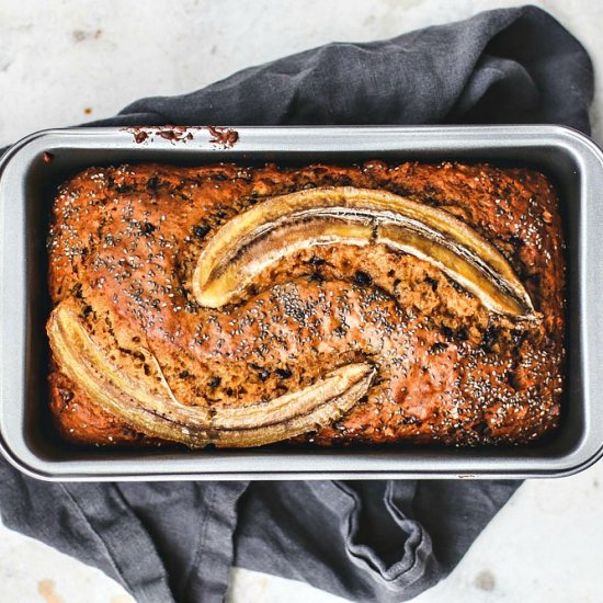 walnut chocolate chip banana bread