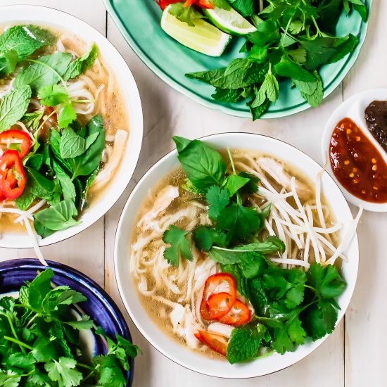 Pressure Cooker Chicken Pho