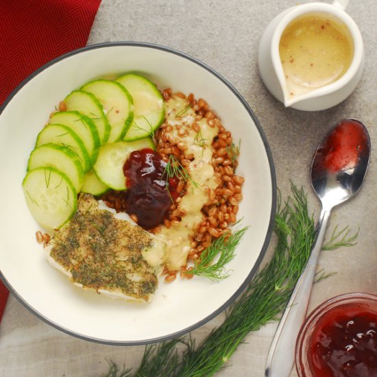 Norwegian Cod Grain Bowl