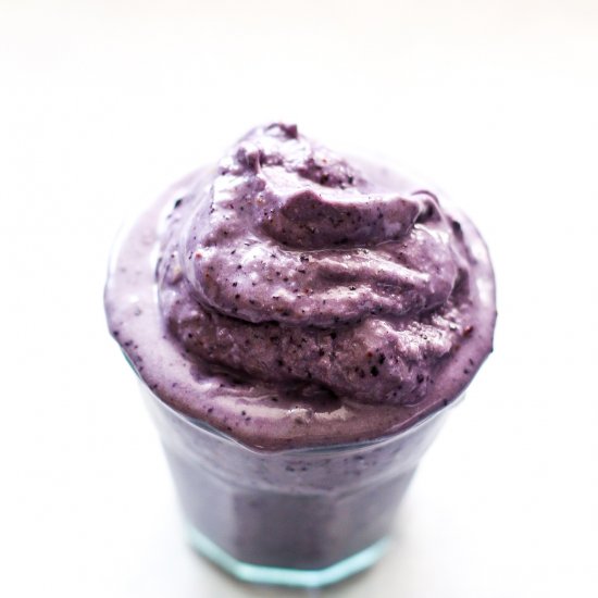 Blueberry Almond Butter Smoothie