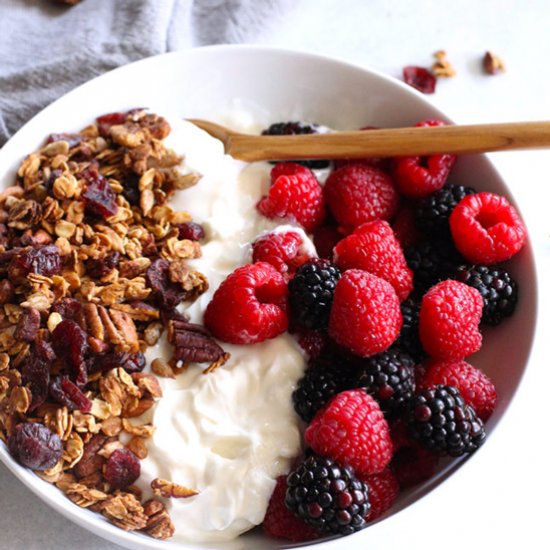 Homemade Cranberry Nut Granola