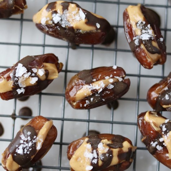 Paleo Snickers Dates