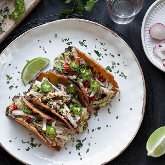 Carnita Stuffed Plantain Tortillas