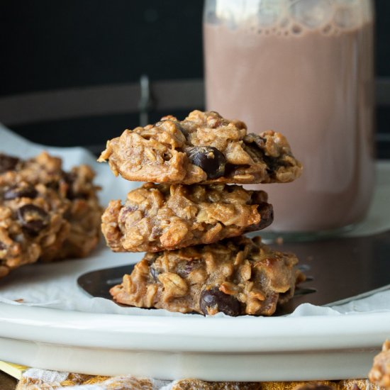 Healthy Chunky Monkey Cookies