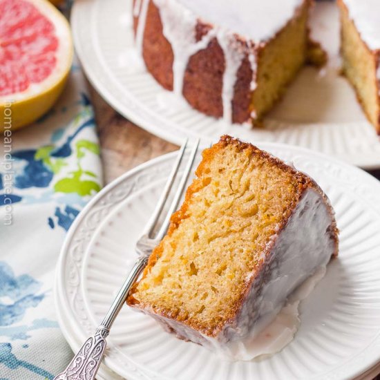 Grapefruit Pound Cake