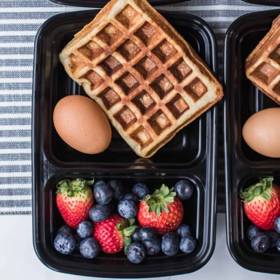 Paleo Meal Prep Waffles