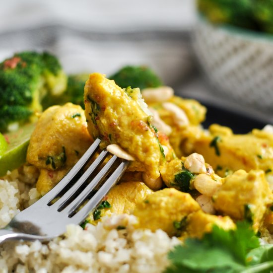 Paleo Coconut Chicken Curry