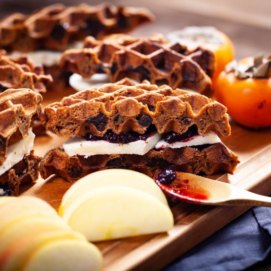 Prune Waffle Sandwiches