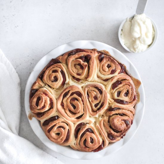 Guava Cream Cheese Morning Rolls