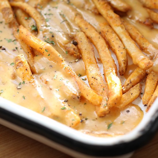 Welsh Rarebit Poutine Recipe