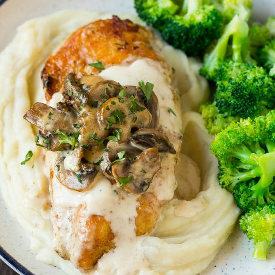 Instant Pot Chicken with Mushrooms