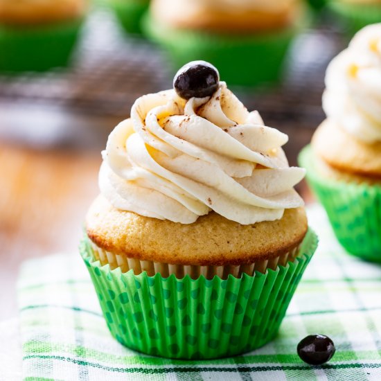 Irish Coffee Cupcakes