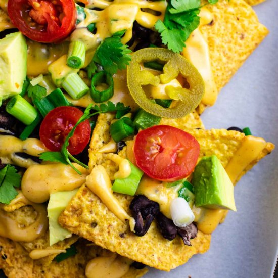 Loaded Veggie Nachos