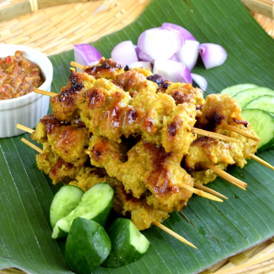 Malaysian chicken satay