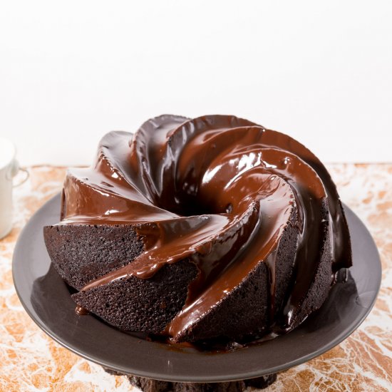 Devil’s Food Chocolate Bundt Cake