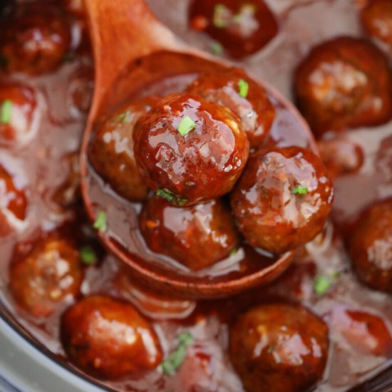 Best BBQ Crockpot Meatballs