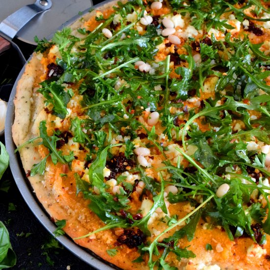 White Bean and Goat Cheese Pizza