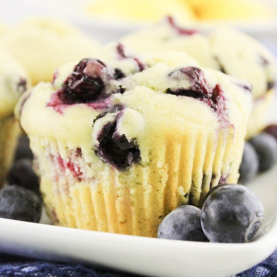 Vegan Blueberry Muffins