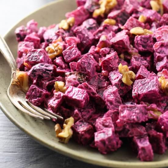 Beet Salad with Walnuts