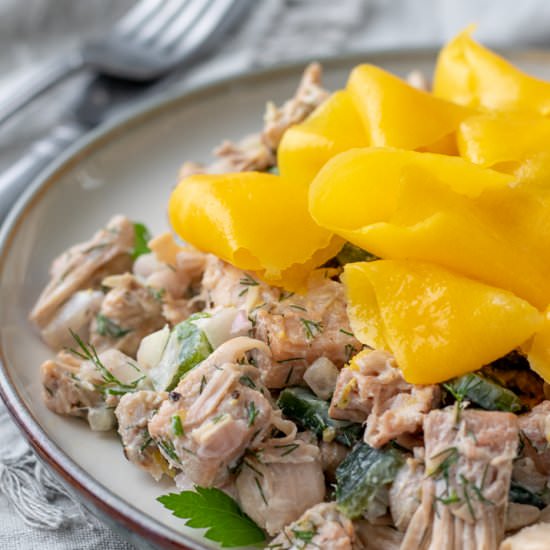 Jackfruit, Mango and Dill Salad