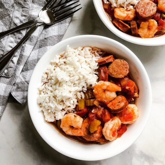 Spicy Slow Cooker Jambalaya