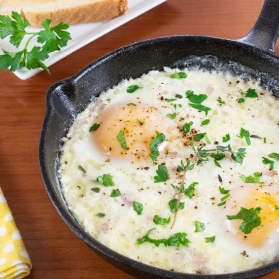 Skillet Baked Eggs