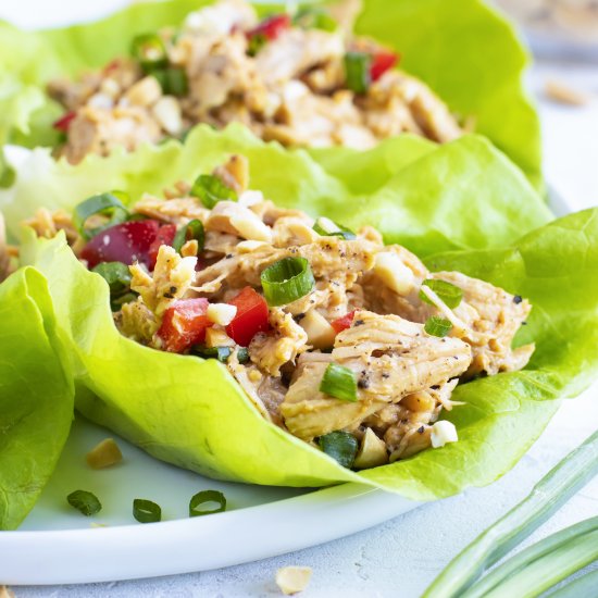 Asian Chicken Lettuce Wraps