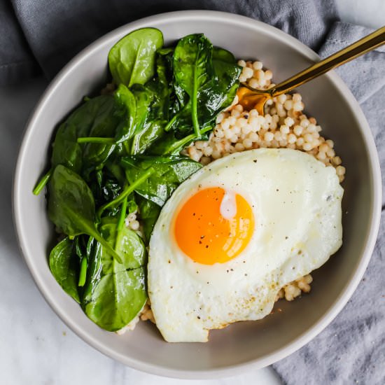 Roasted Garlic Couscous Bowl