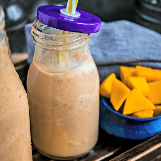 Vegan Mango Figs & Apricot Smoothie