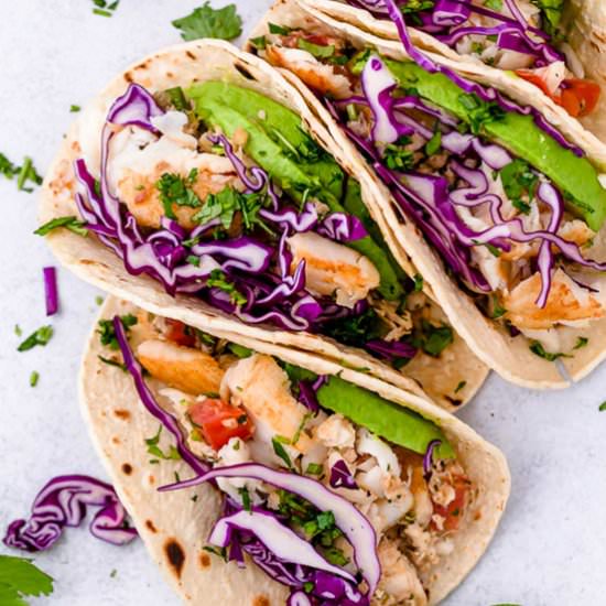 Cilantro Lime Fish Tacos