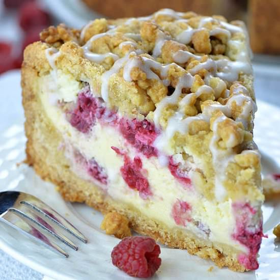 Raspberry Cheesecake Crumb Cake