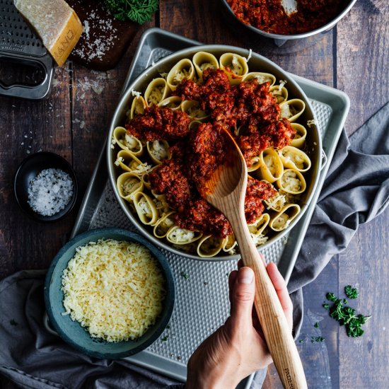 Stuffed Rigatoni Pie