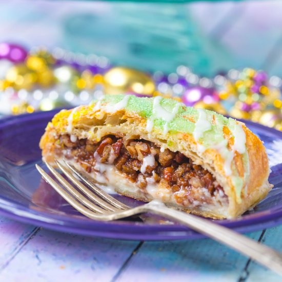 Mardi Gras King Cake Puff Pastry