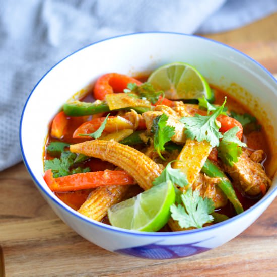 Simple Red Chicken Curry