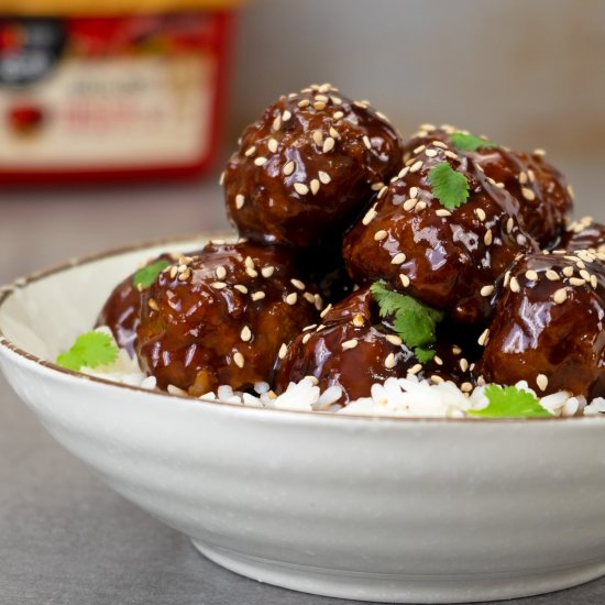 Korean BBQ Meatballs