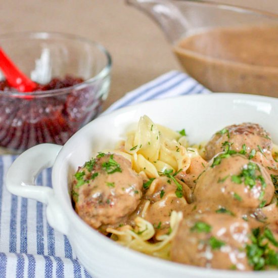 Swedish Meatballs Lingonberry Sauce