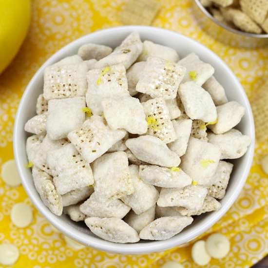 Lemon Puppy Chow Snack Mix